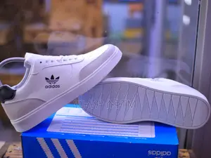 Adidas Casual Leather ‘White/Cream’ Men’S Flat Shoes