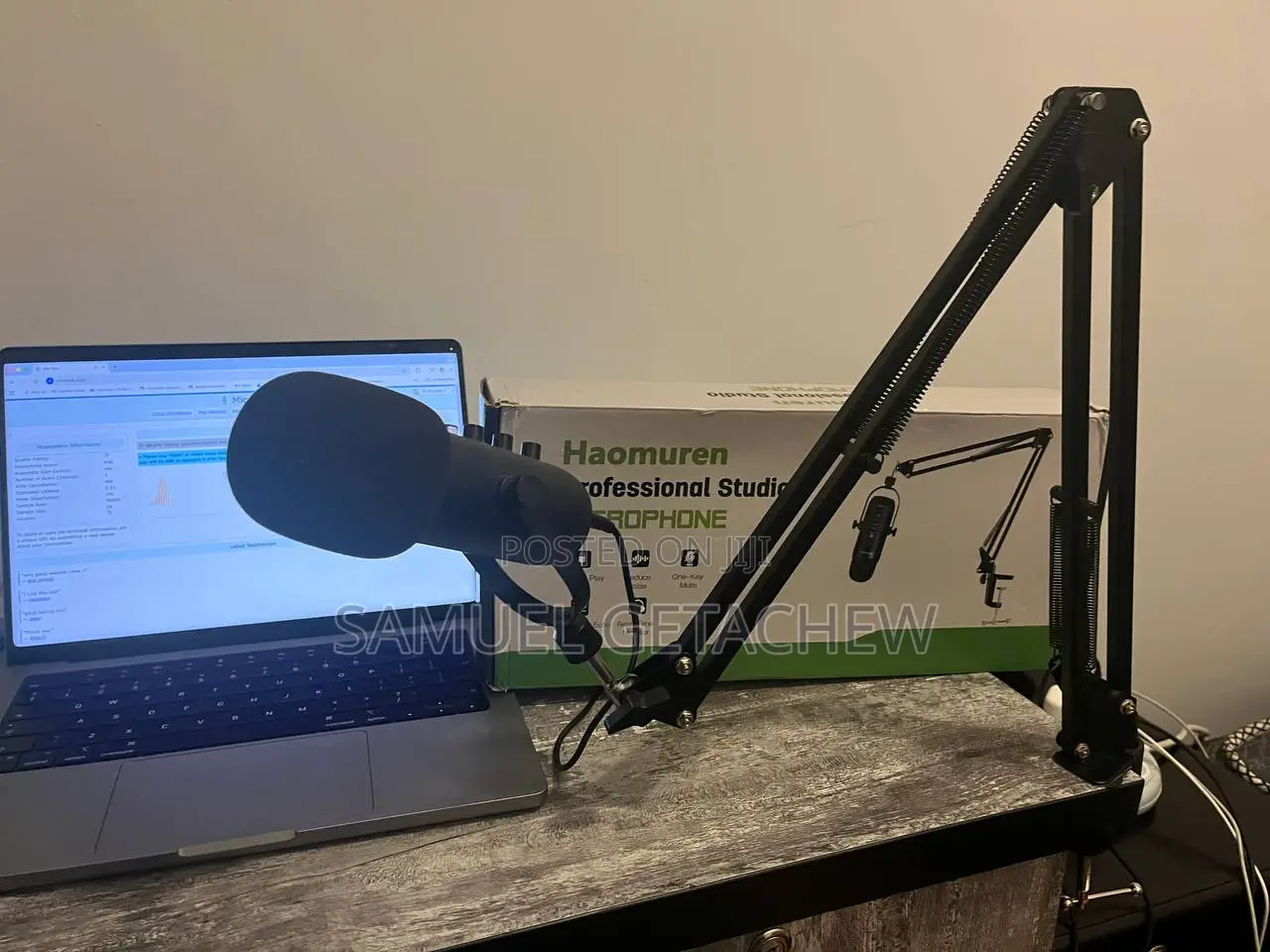 Condenser Microphone – Clear Sound, Noise Suppression