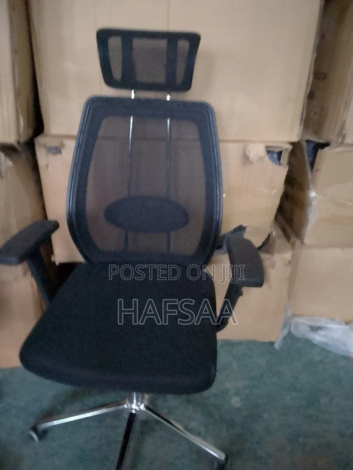 Back Metal High Back Chair