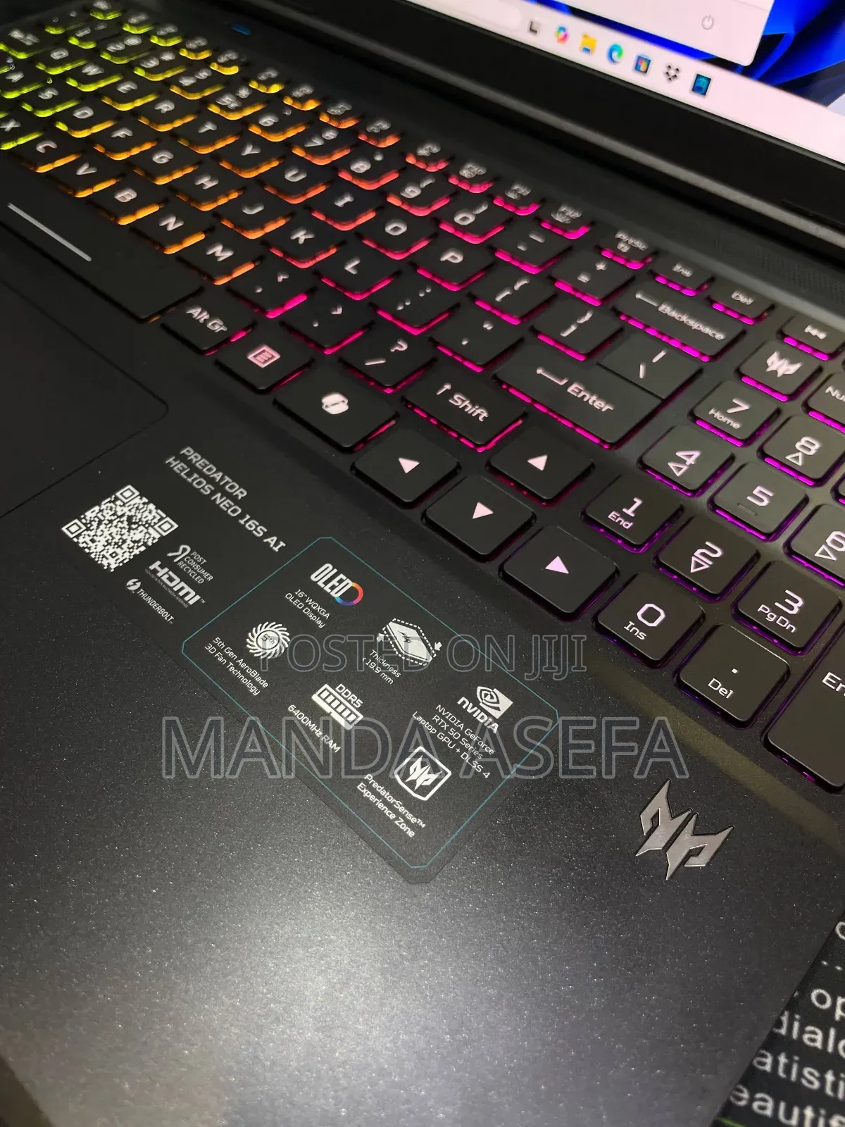 New Laptop Acer Predator Helios Neo 16 32GB Intel Core Ultra 9 SSD 1T