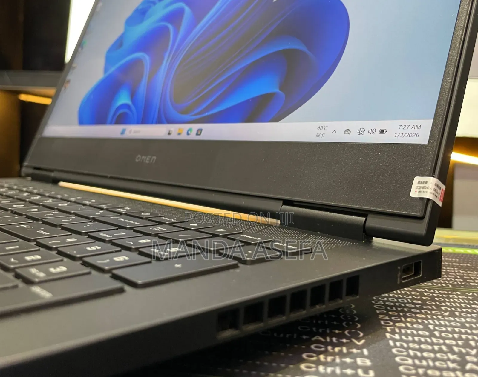 New Laptop HP Omen 16 16GB Intel Core I7 SSD 1T