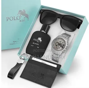 Polo Air Men’S Gift Set (Watch, Perfume, Glasses Wallet)
