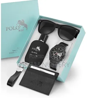 Polo Air Men’S Gift Set (Watch, Perfume, Glasses Wallet)