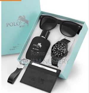 Polo Air Men’S Gift Set (Watch, Perfume, Glasses Wallet)