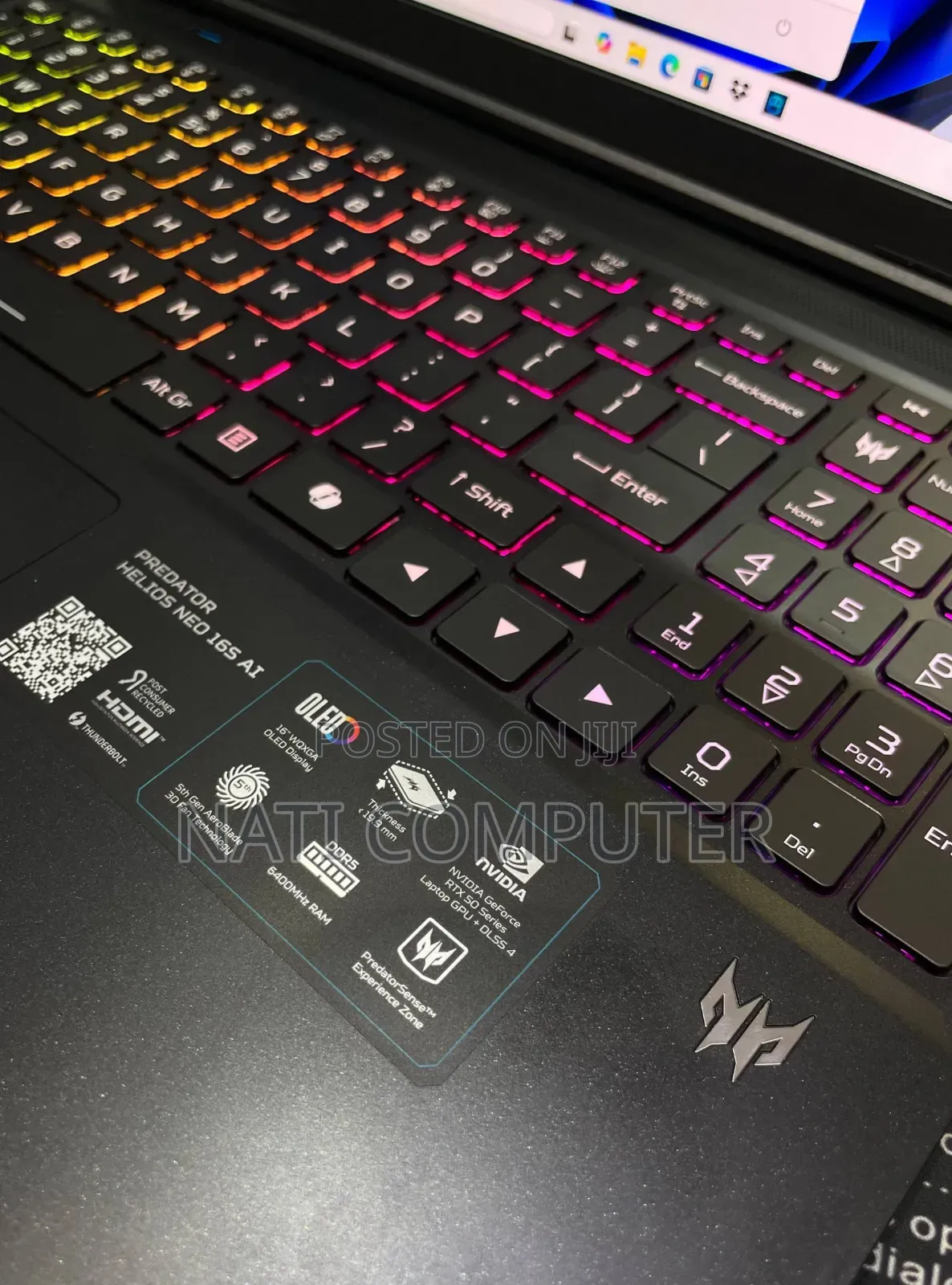 New Laptop Acer Predator Helios Neo 16 32GB Intel Core Ultra 9 SSD 1T