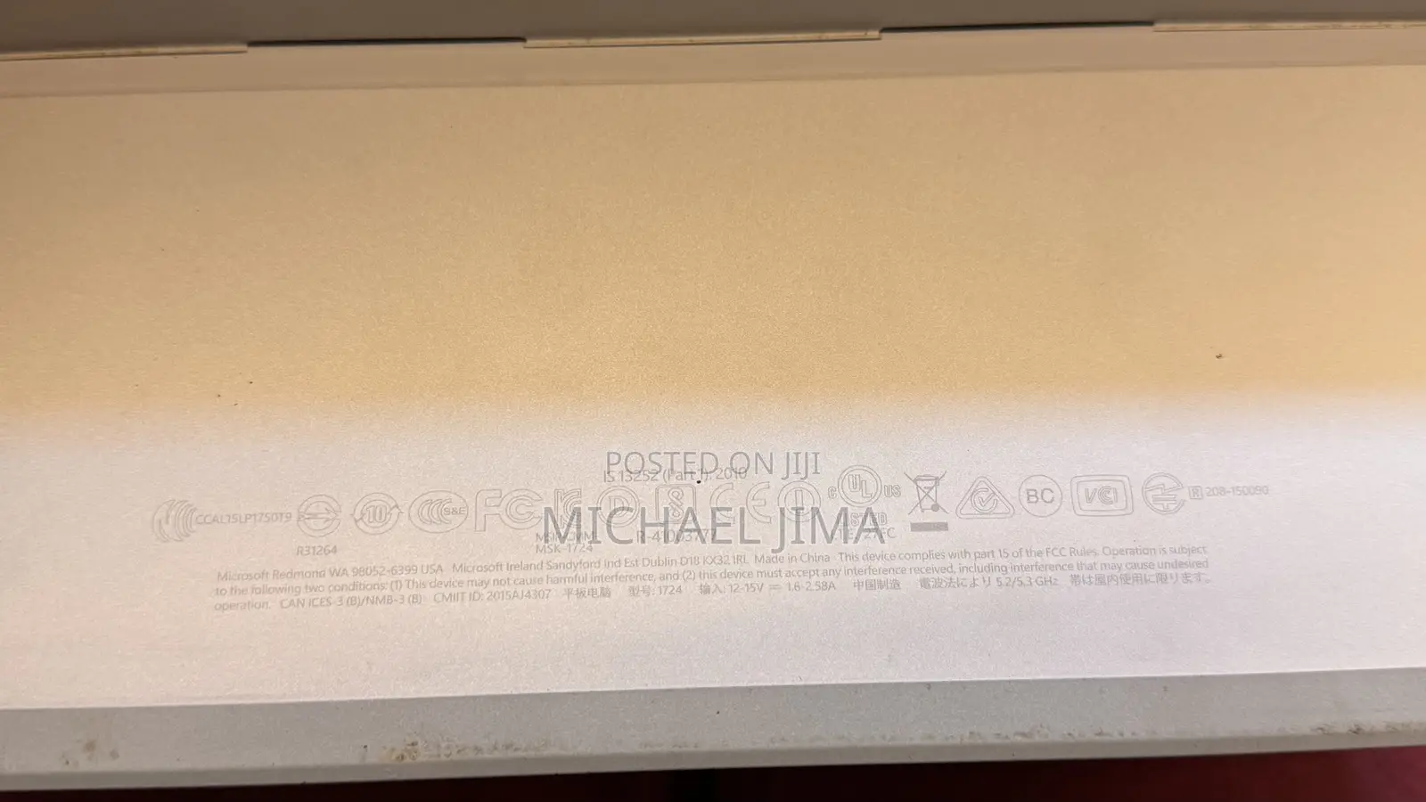 Laptop Microsoft Surface Pro 4 8GB Intel Core I5 SSD 128GB