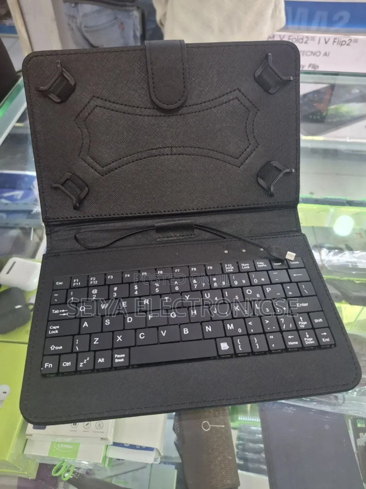 Tablet Cover Case With Keyboard 10-inches