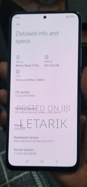 Xiaomi Redmi Note 11 Pro 5G 128 GB Pink