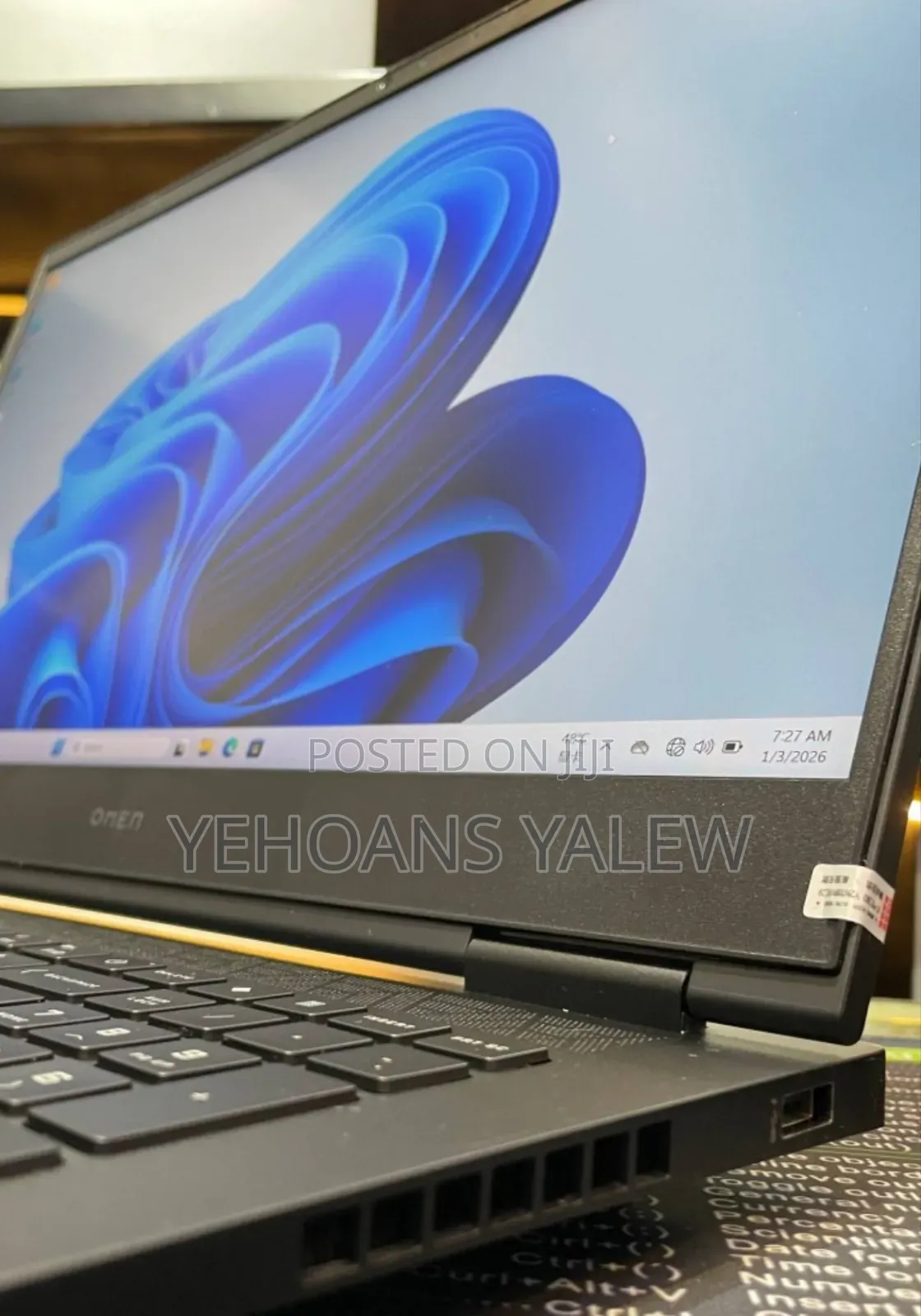 New Laptop HP Omen 16 16GB Intel Core I7 SSD 1T