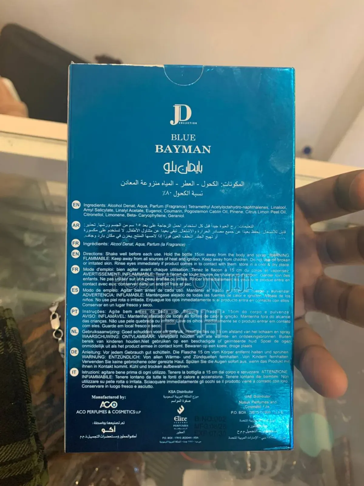 Original Blue Bayman Perfume