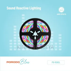 Porodo Sound Reactive Strip Light With Remote Control(5meter)