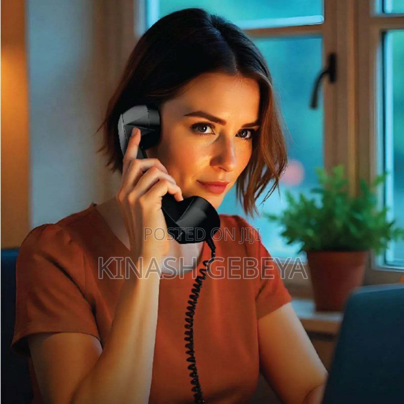 Porodo Classic Retro Phone Hand Set With Type C Connector