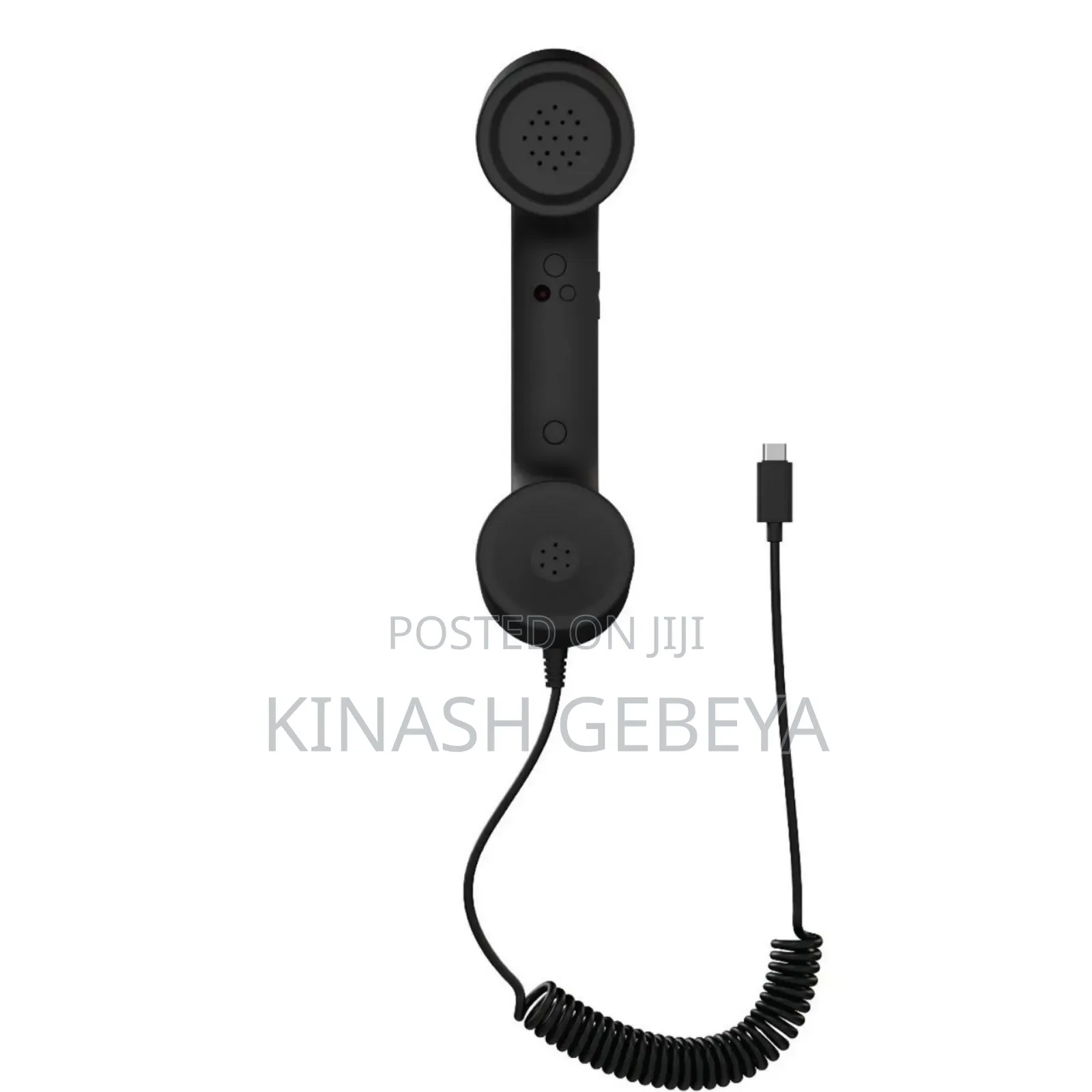 Porodo Classic Retro Phone Hand Set With Type C Connector