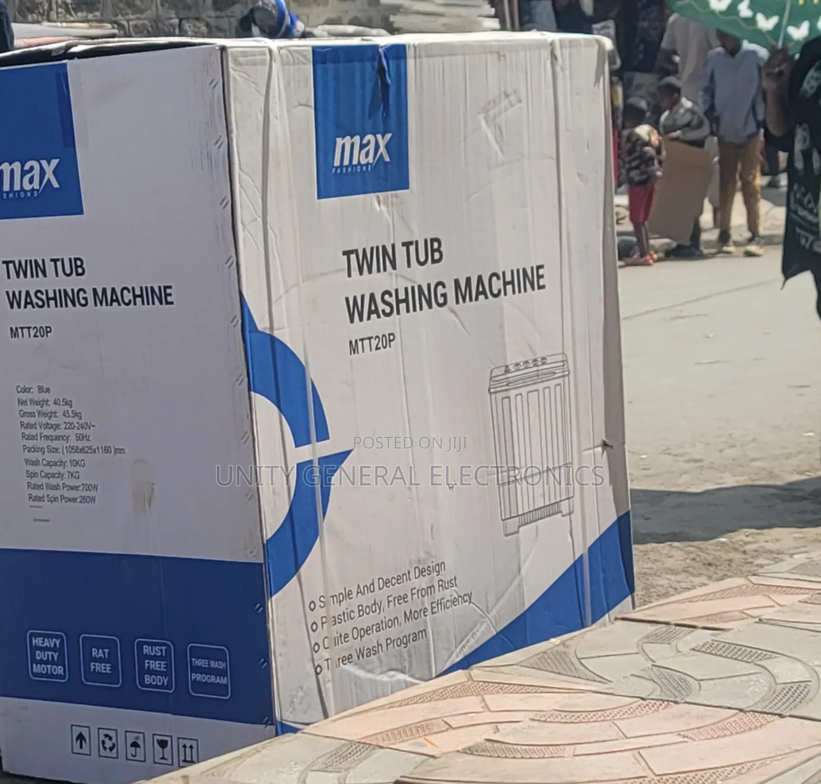 Max 20kg Washing Machine