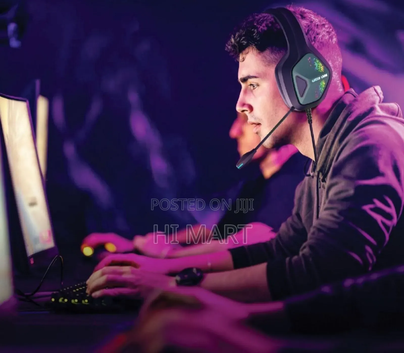 High Quality Green Lion Specter Gaming Headphone