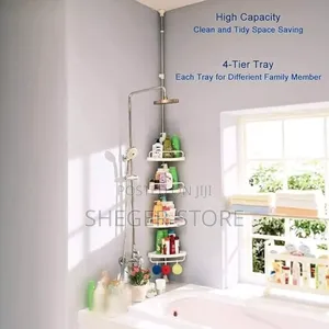 Stylish Design Adjustable Bathroom Corner Shelf