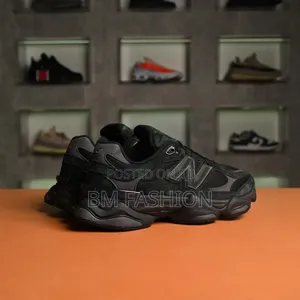 New Balance 9060 Triple Black Fashion Shoe (Few Left) Free Delivery