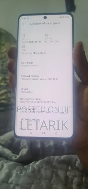 New Xiaomi Redmi Note 14 Pro 5G 256 GB