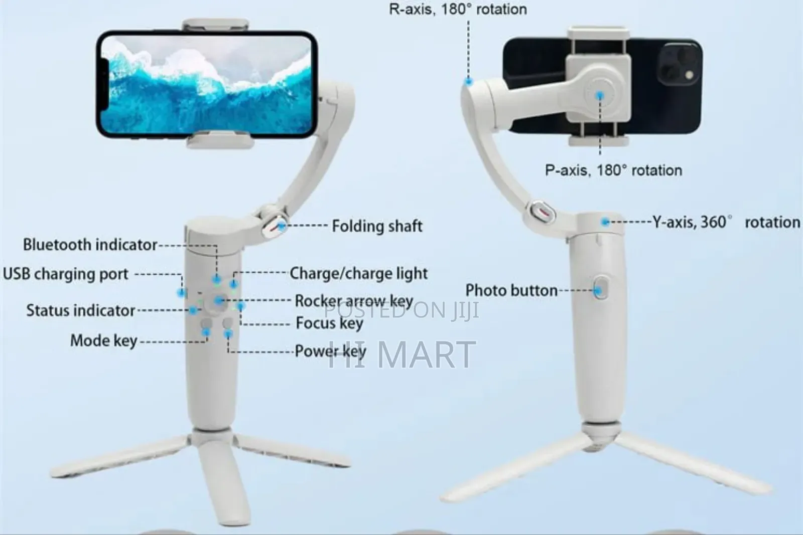 M1 3 Axis Smart Phone Gimbal Stabilizer