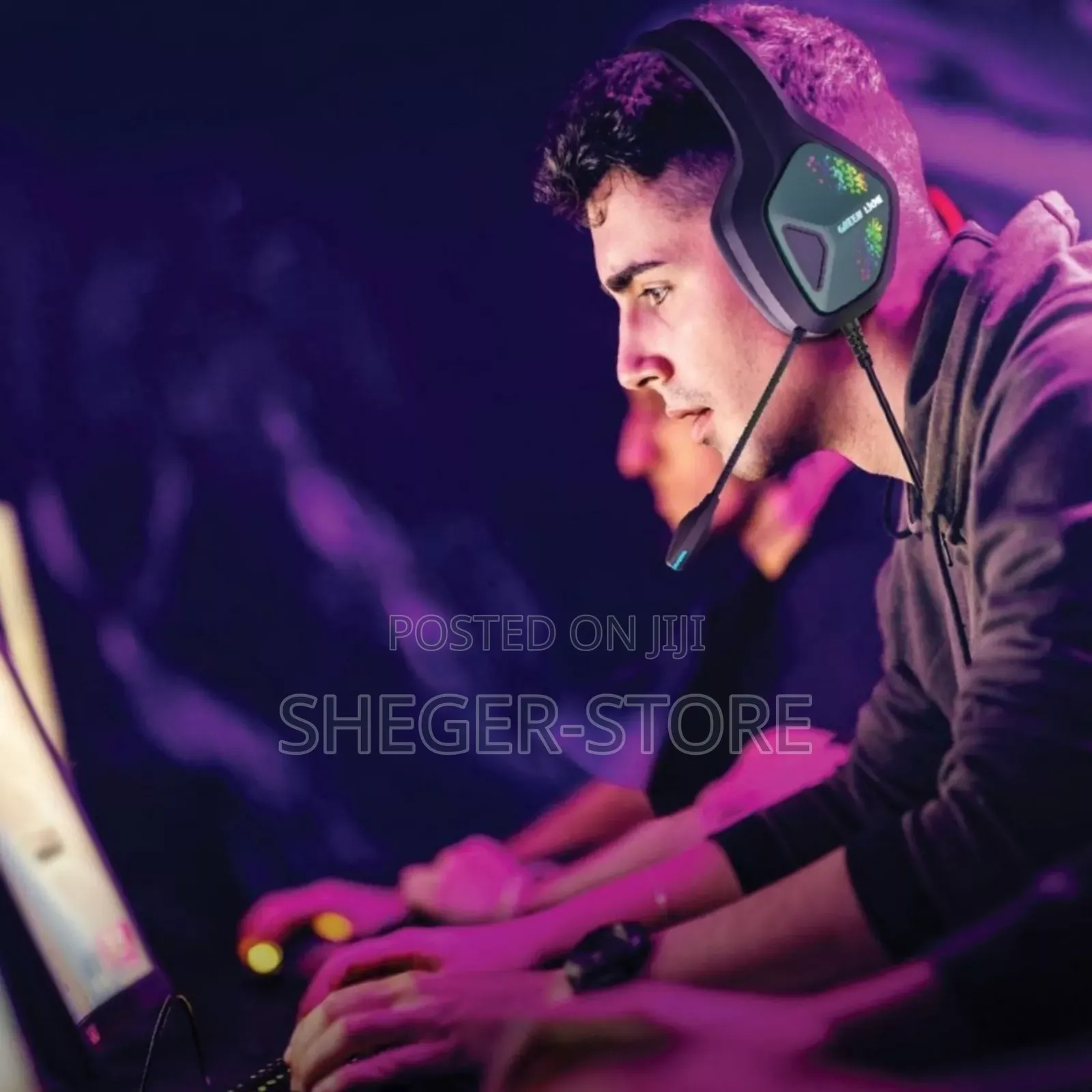 Orginal Green Lion Specter Professional Gaming Headphone