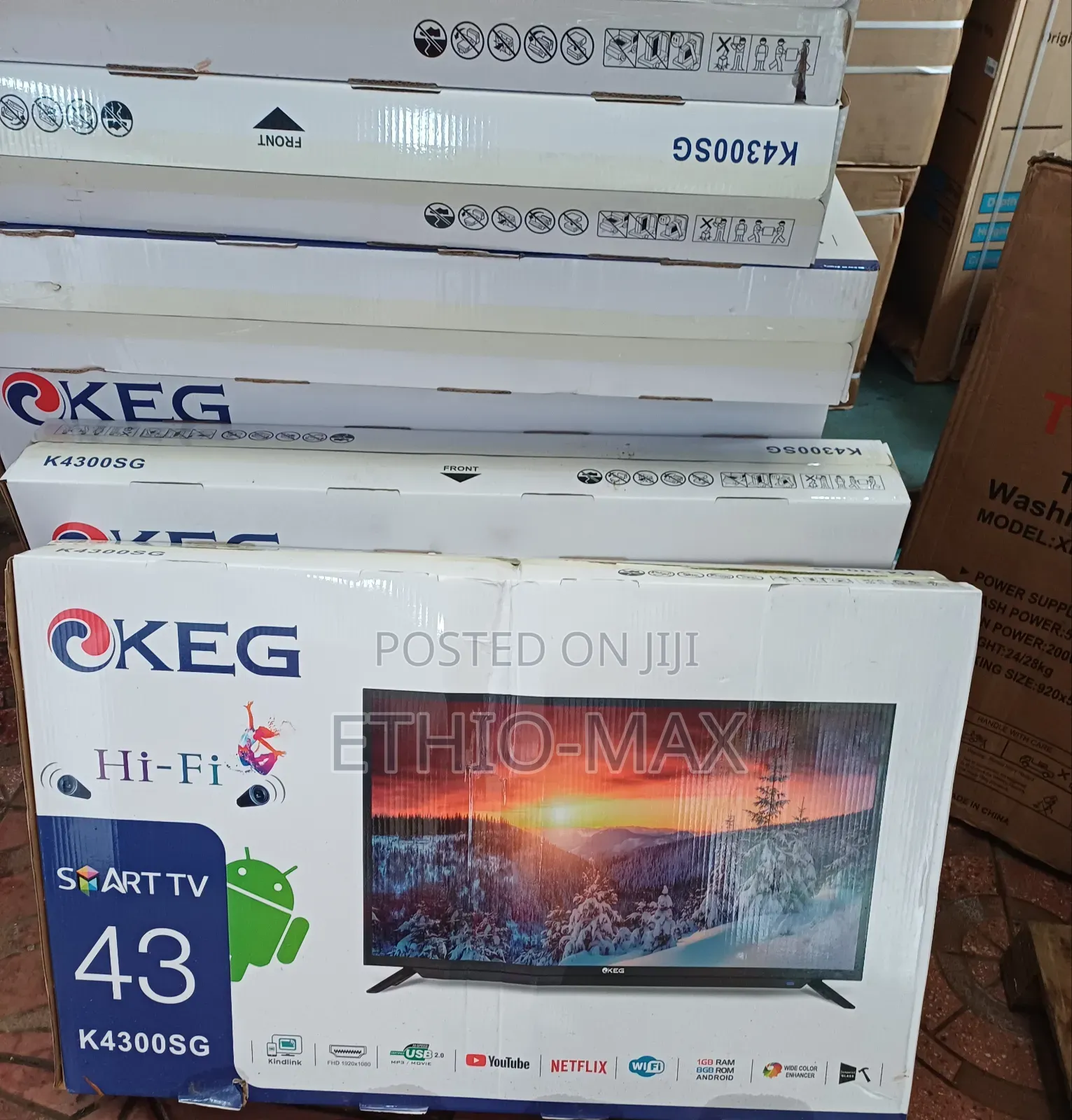 Keg 43” Smart Android Tv – Full Hd | Original | New Arrival