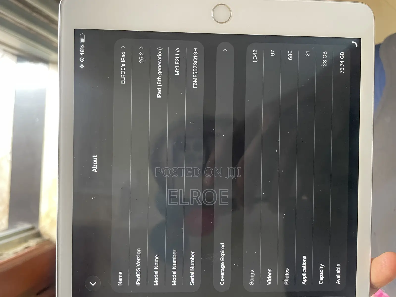Apple iPad 10.2 (2019) 128 GB Silver