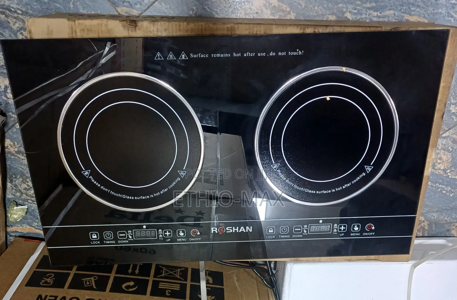 Roshan Double Infrared Cooker Stove – | Digital Touch | Original