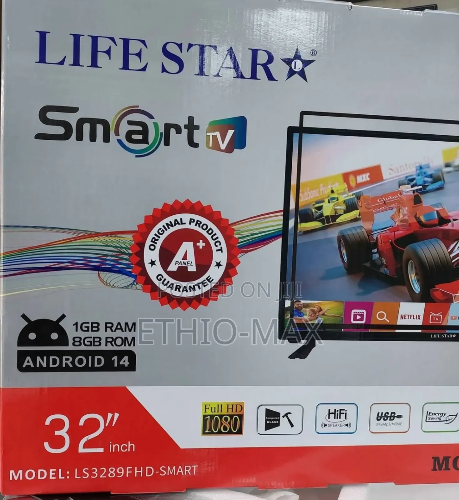 Lifestar 32” Smart Android Tv – Double Glass | Original | New Arrival