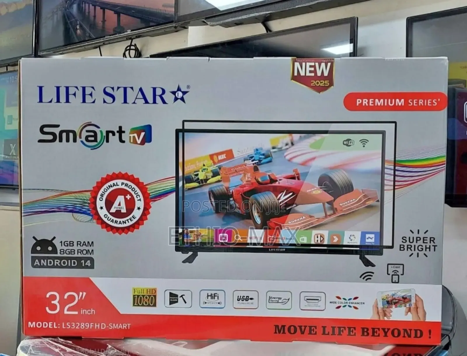 Lifestar 32” Smart Android Tv – Double Glass | Original | New Arrival