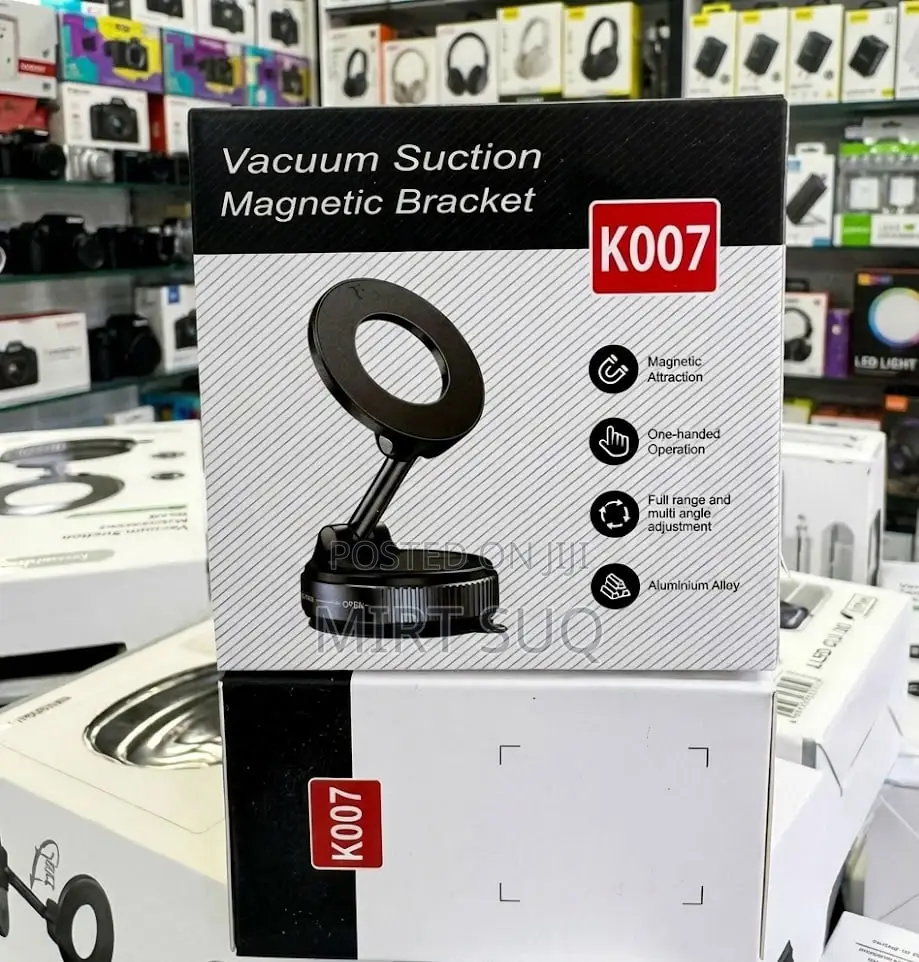 360° Ultra-Stable Vacuum Magnetic Phone Holder