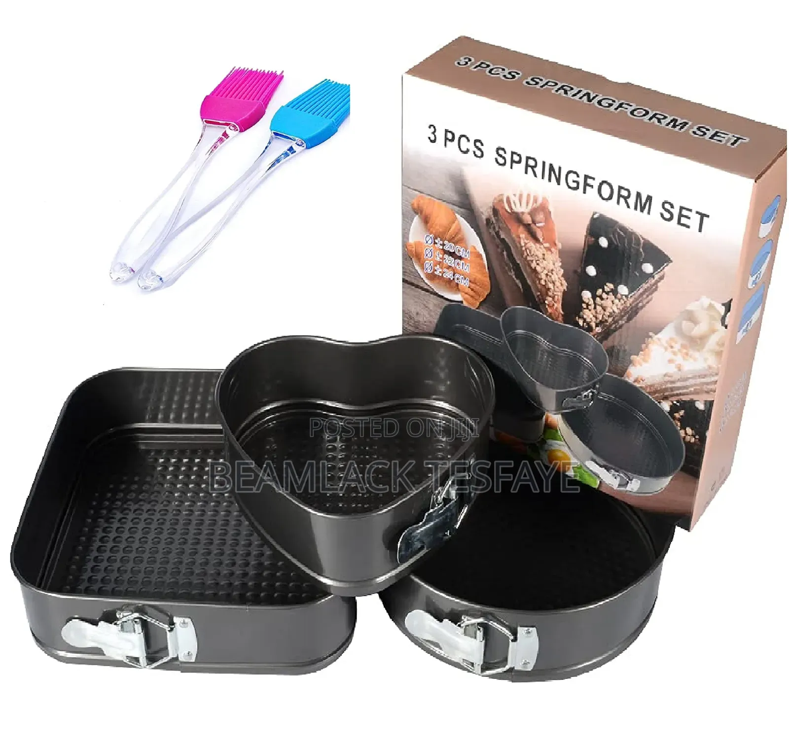 3 PCS Shappe Cake Mould