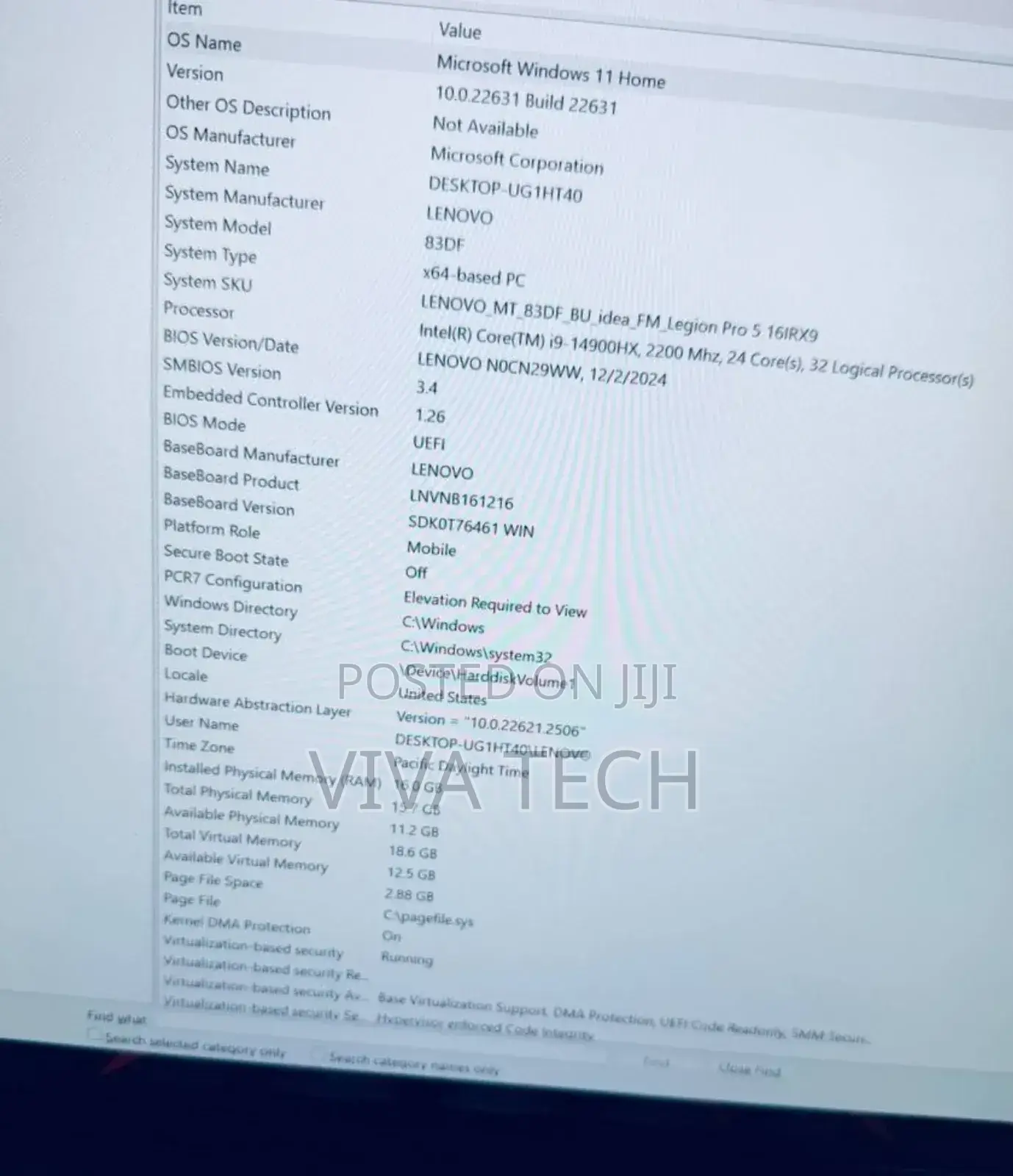 New Laptop Lenovo Legion 5 16GB Intel Core I9 SSD 1T