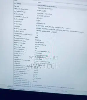 New Laptop Lenovo Legion 5 16GB Intel Core I9 SSD 1T