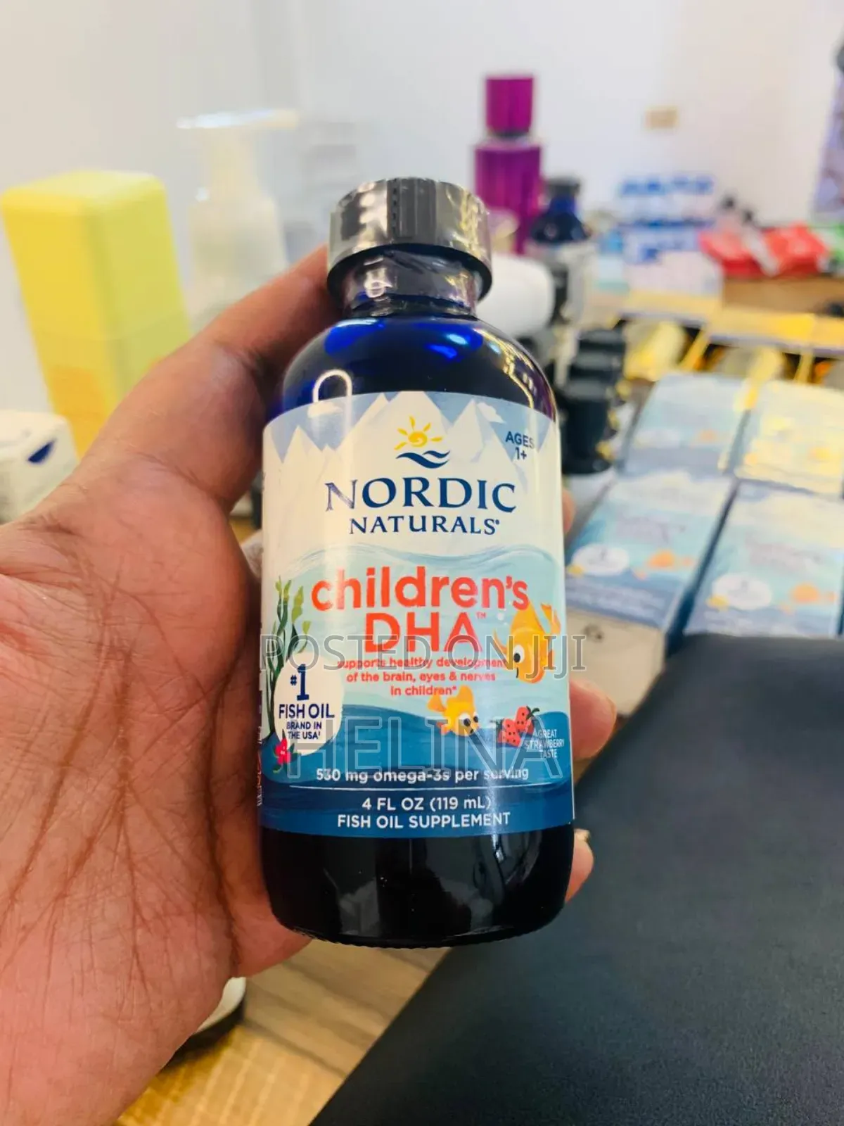 Omega -3 Kids 1+ Nordic 119ml Strawberry Taste Brand in the Usa