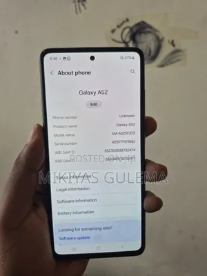 Samsung Galaxy A52 128 GB Black