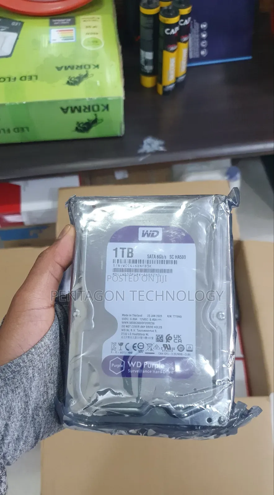 Wd Purple Surveillance 1tb 2tb