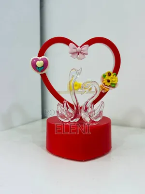 Romantic Heart Shaped Swan