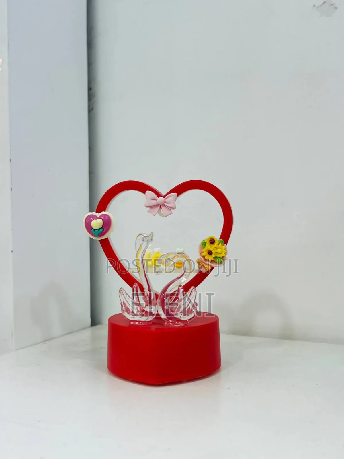 Romantic Heart Shaped Swan