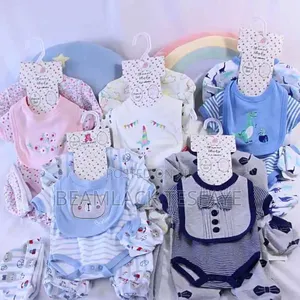 የአራስ ህፃናት 8 ፒስ/ 8 Pieces ልብስ ሹራብ