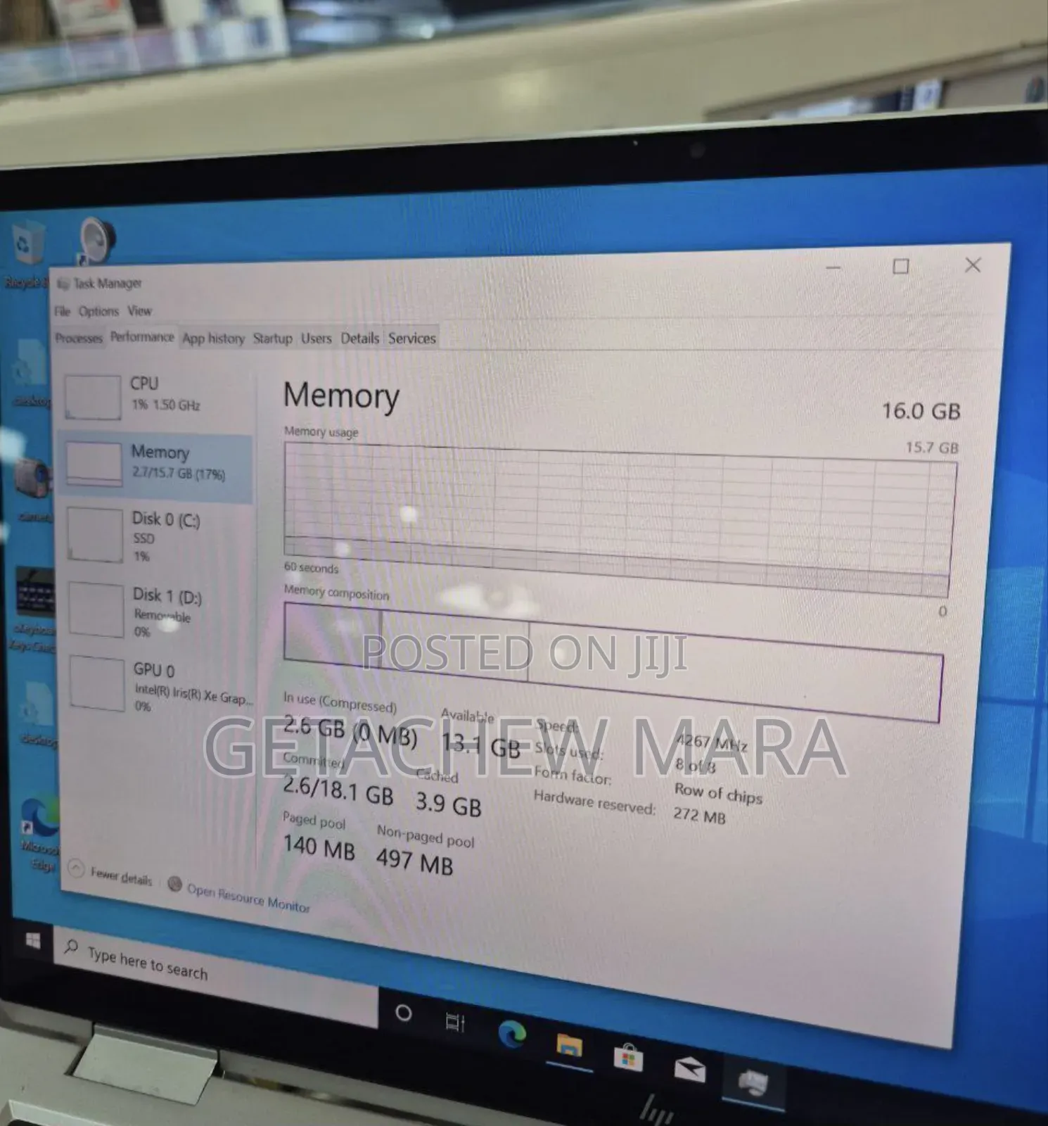 New Laptop HP Envy X360 16GB Intel Core I5 SSD 512GB