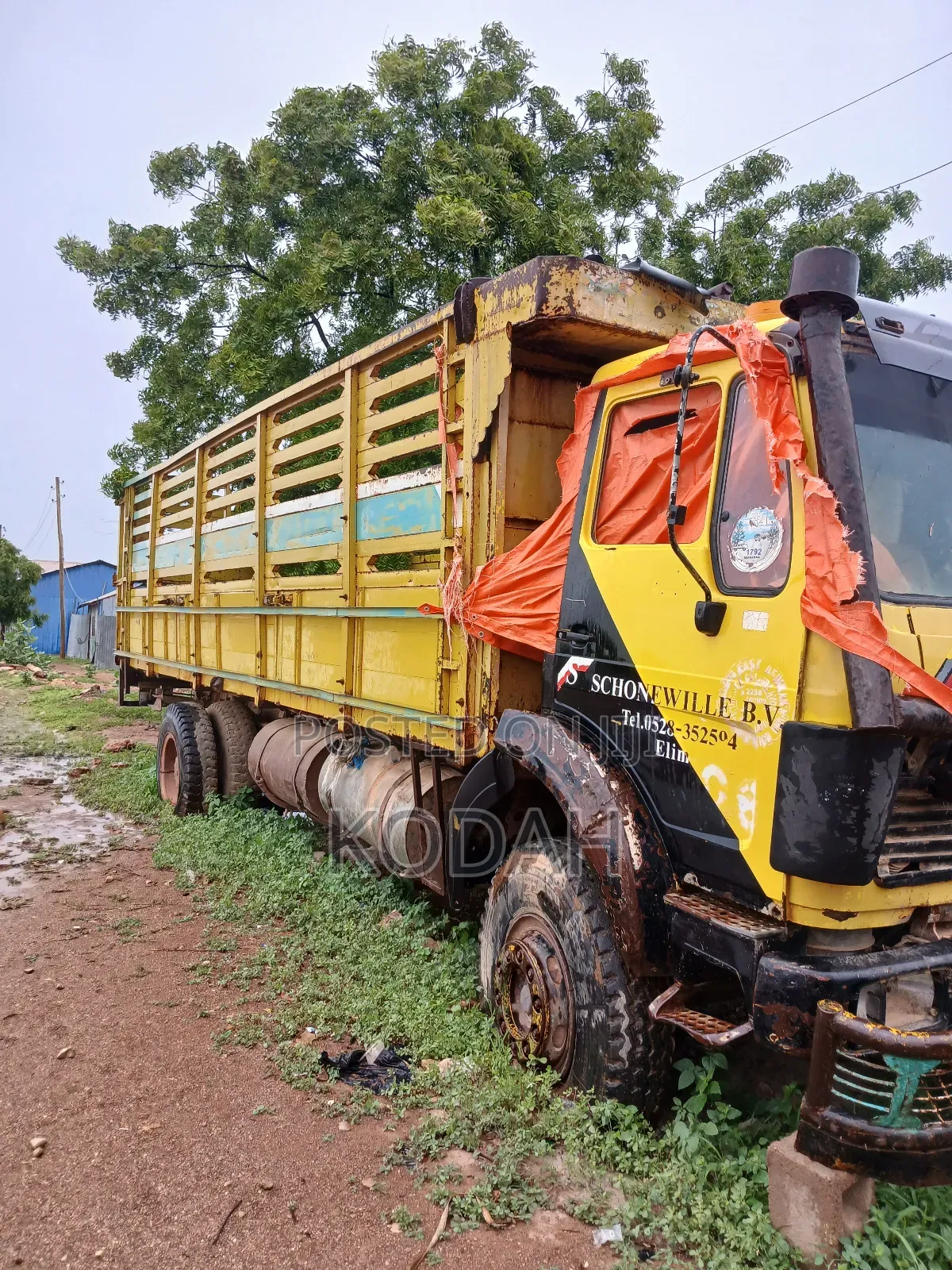 Heavy-Duty Cargo Truck for Sale – Repairable – With Libre Plate