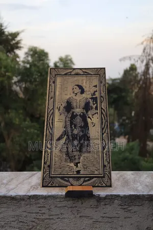 Wood Engraved Picture and Custom Logos