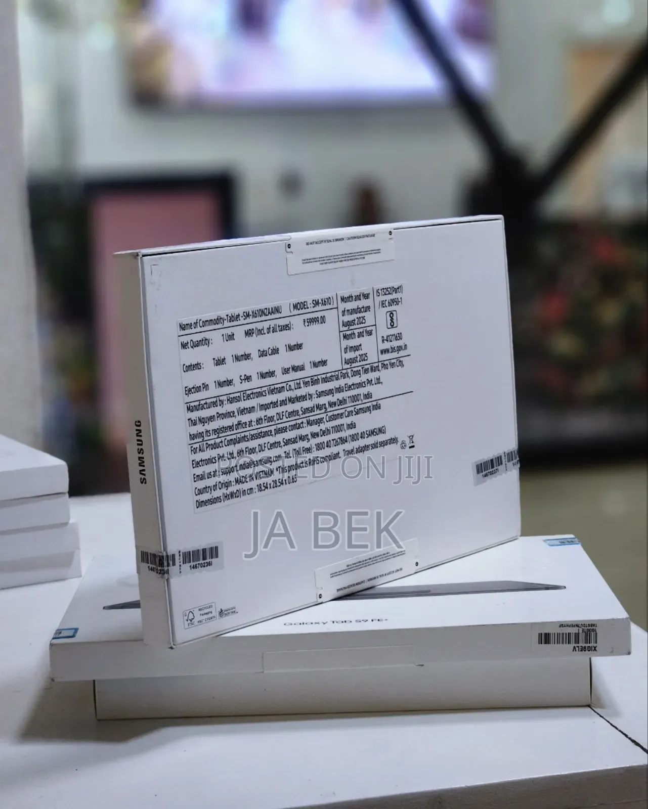 New Samsung Galaxy Tab S9 FE 128 GB Black