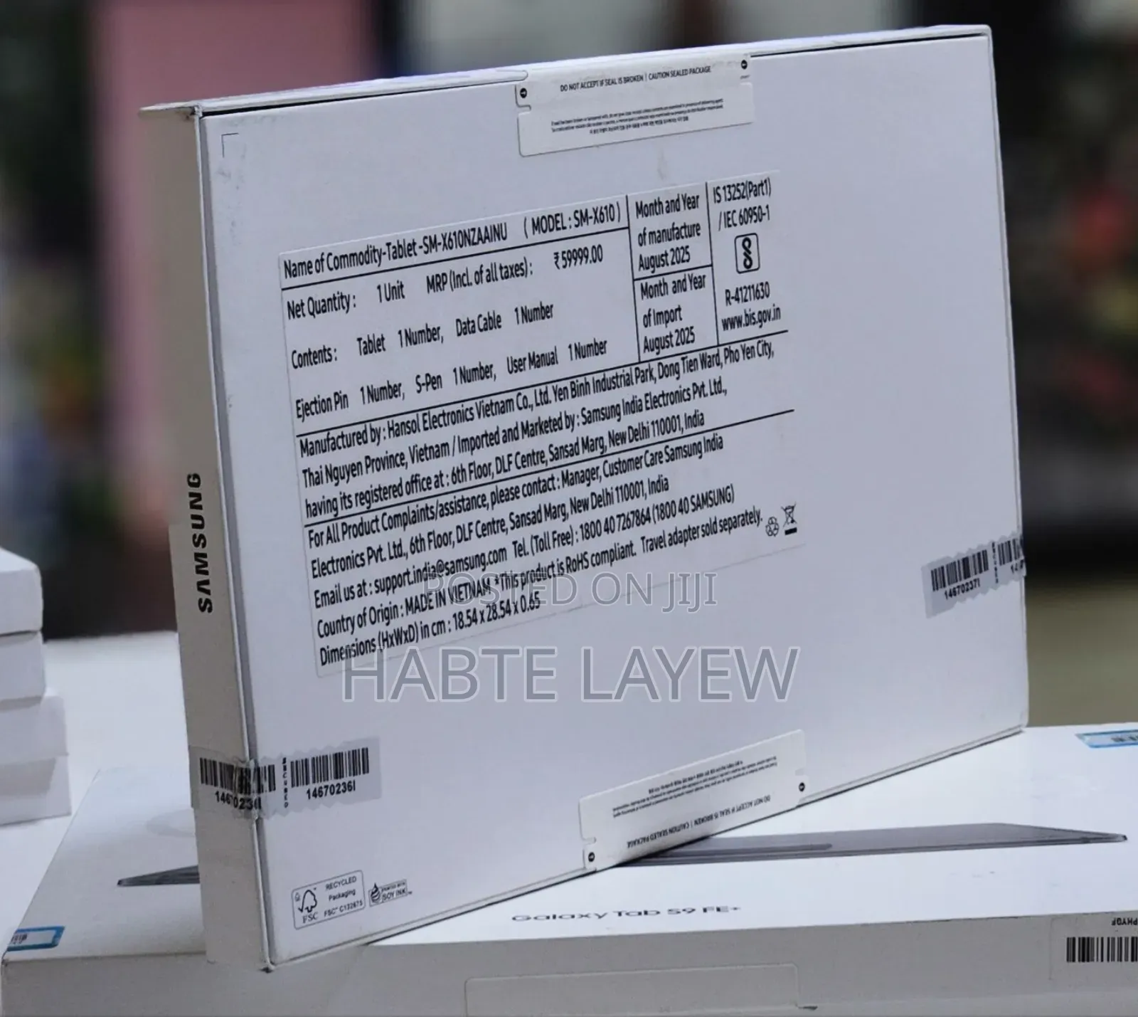 New Samsung Galaxy Tab S9 FE 128 GB