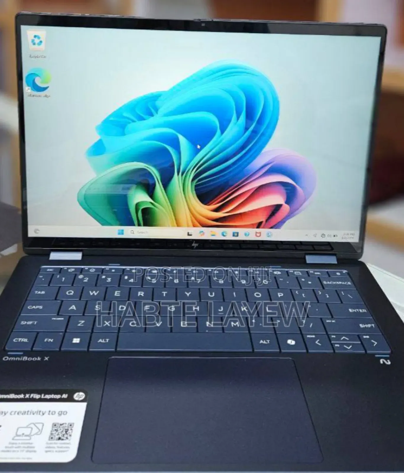 New Laptop HP OmniBook 5 Flip 16GB Intel Core Ultra 7 SSD 1T