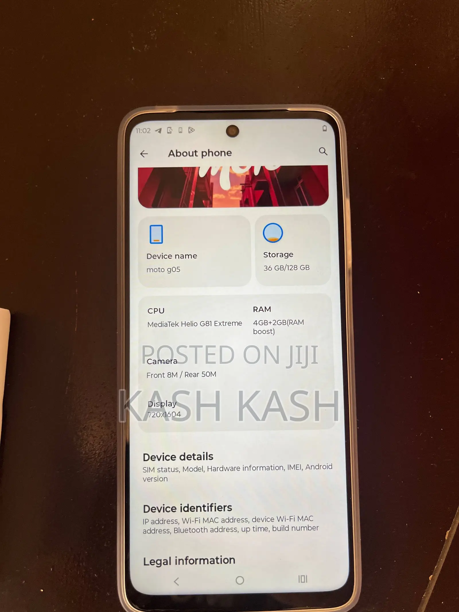 New Motorola Moto G05 128 GB Black