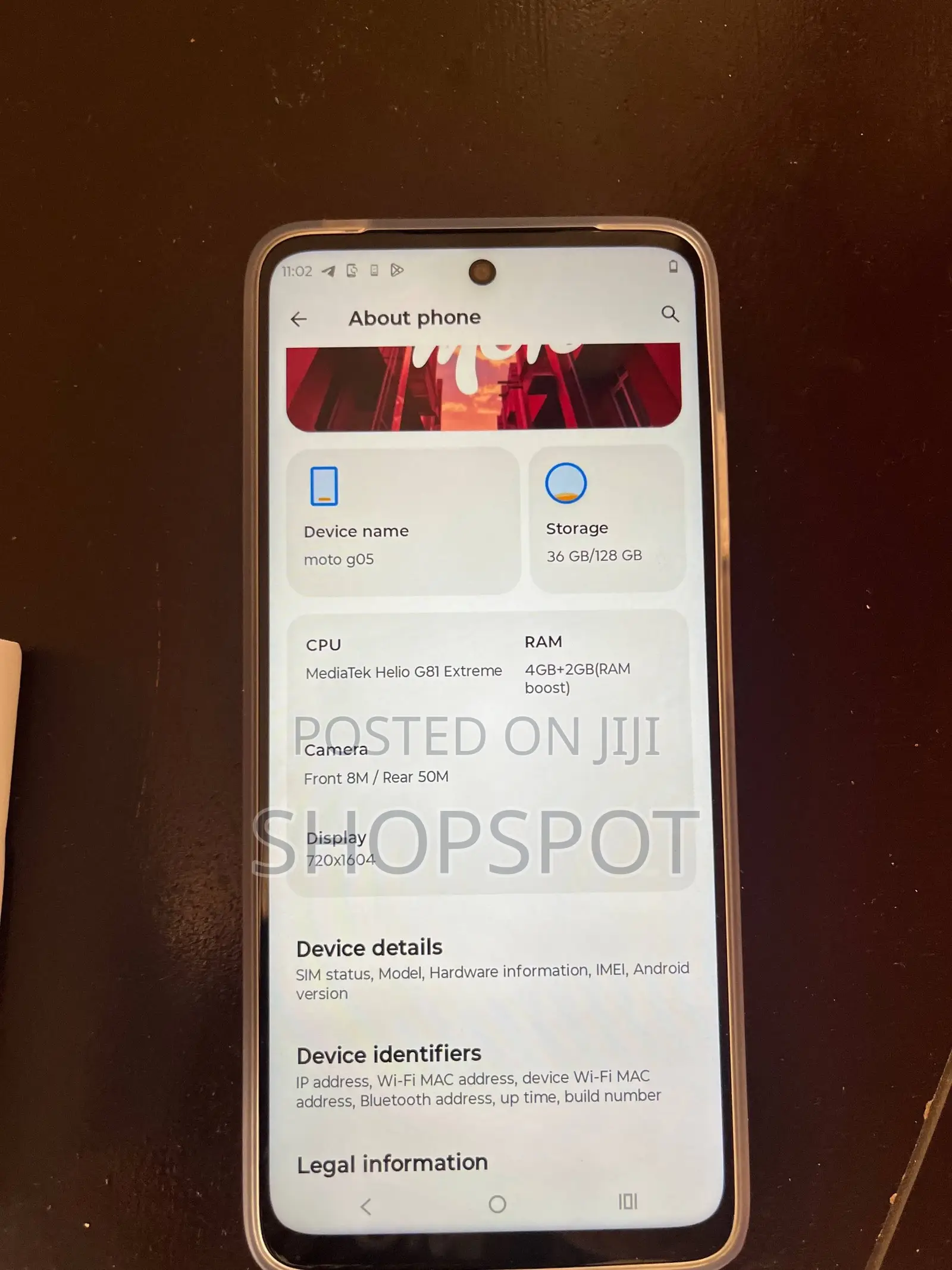 New Motorola Moto G05 128 GB Black