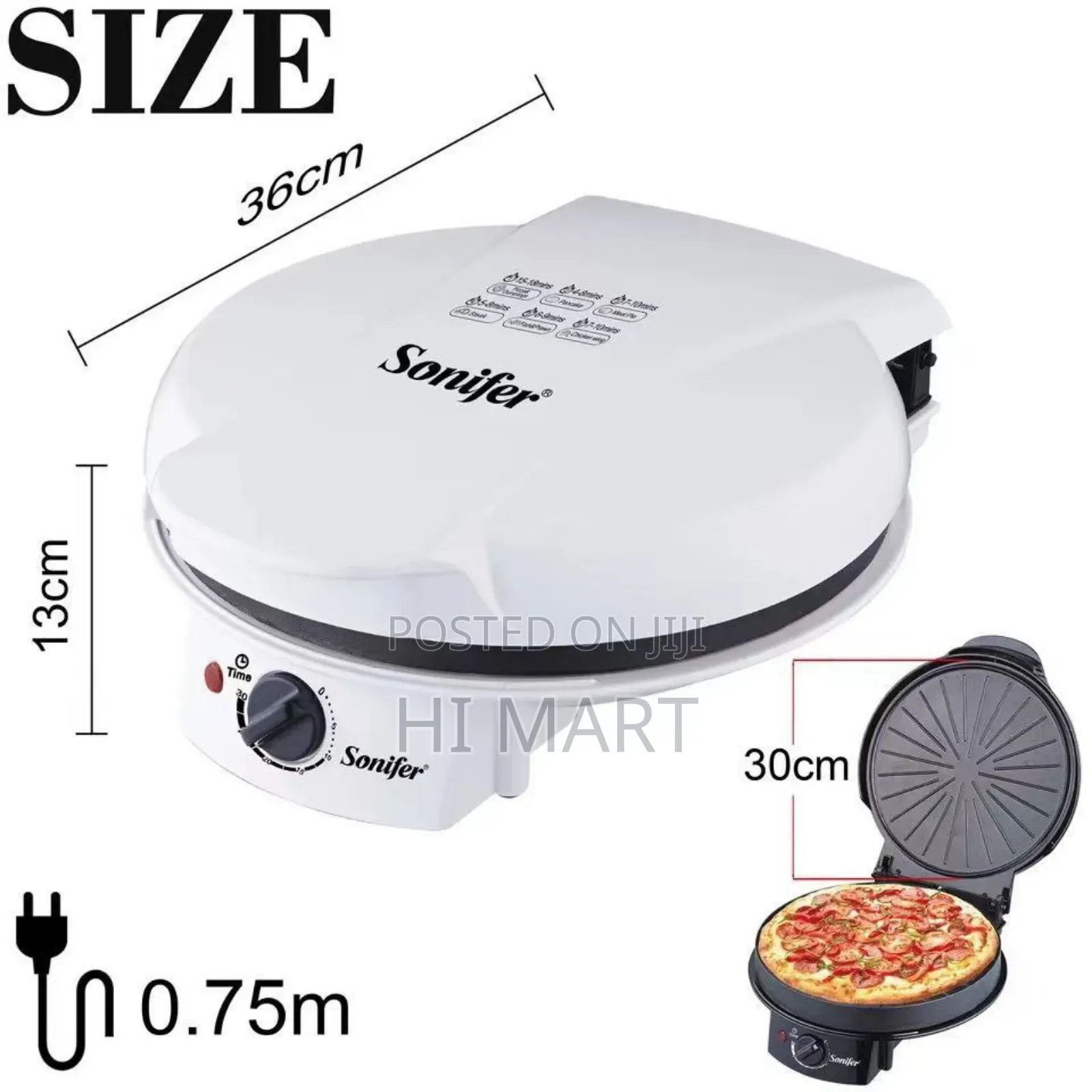 High Quality Sonifer Electric Pizza Maker
