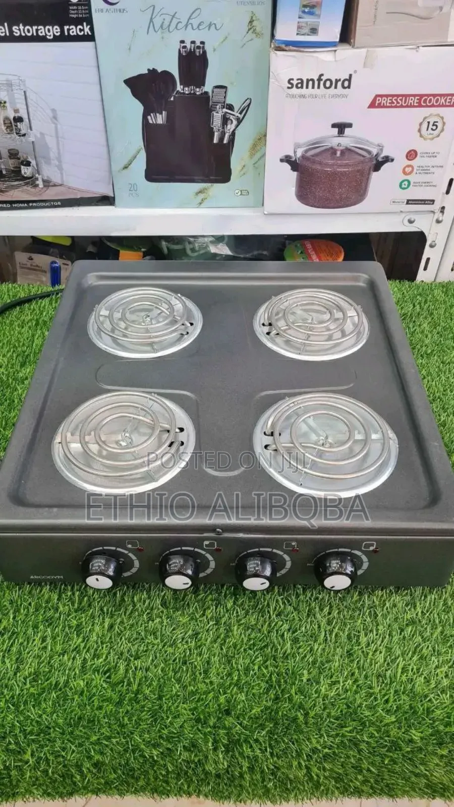 Electric Stove 4 Burners