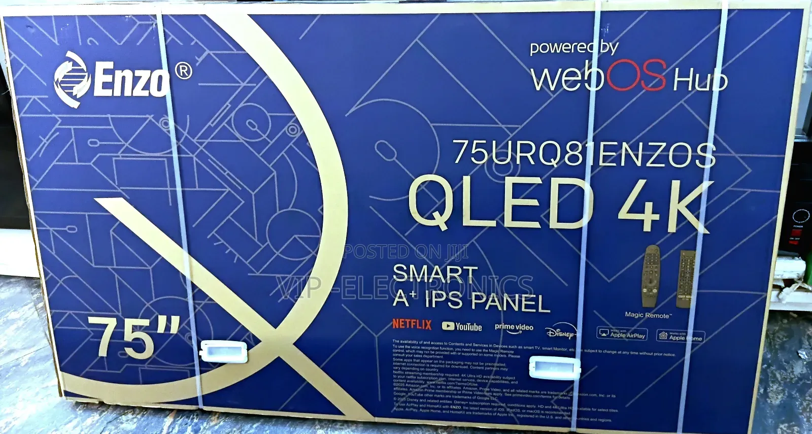 Enzo 75 Inch Tv Smart Uhd Qled Webos New 2025 Original Enzo Tv